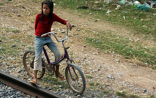 Indochina Fahrrad Hintergrund Bild