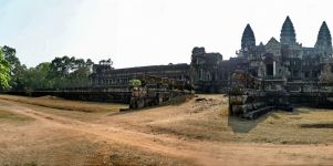 Angkor Wat Triple Screen Wallpaper
