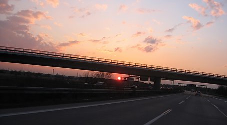 Autobahn Bildschirmhintergrund