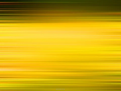 Horizontal verlaufende gelbe und orangefarbene Streifen, oben und unten von dunkelgrünen Bereichen gerahmt.