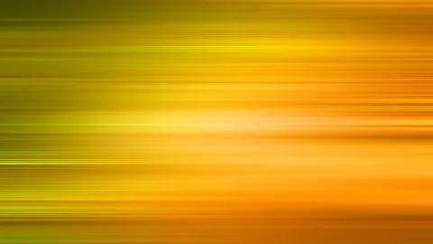 Abstrakter Verlauf aus horizontal verwischten Streifen in Gelb, Orange und Olivgrün, am hellsten im linken Mittelbereich.