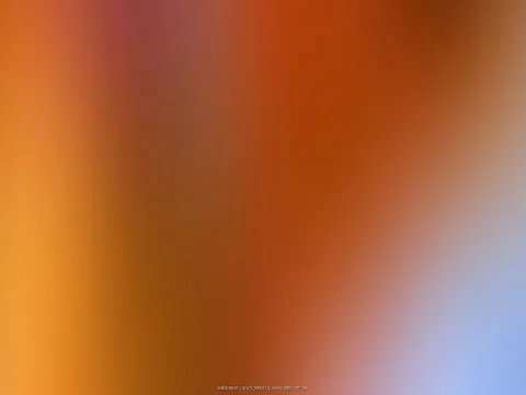 Weich verlaufende Farbflächen in Orange, Rot und Blau, von links warm nach rechts kühl übergehend