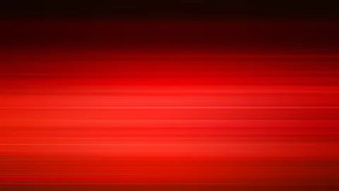 Abstrakter Verlauf aus horizontalen roten Linien, dunkel am oberen und unteren Rand, in der Mitte leuchtend rot.