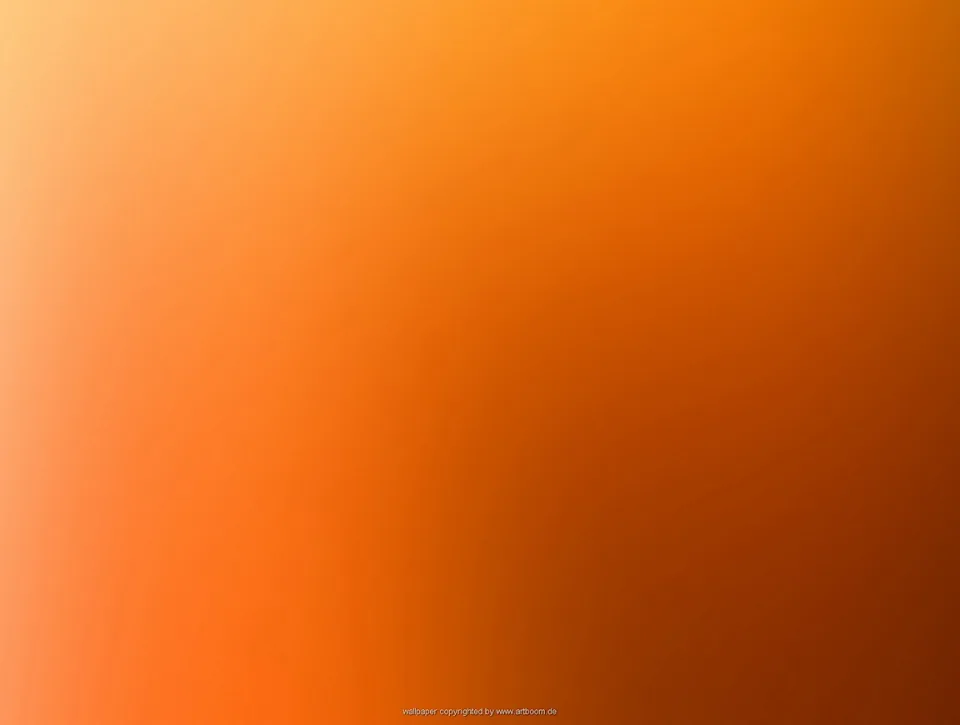 Weicher Farbverlauf von hellem Orange oben links zu dunklem Braun unten rechts