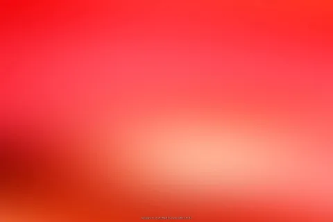 Weich verlaufende Fläche in Rot und Orange, unten rechts ein heller, rosafarbener Lichtschein.