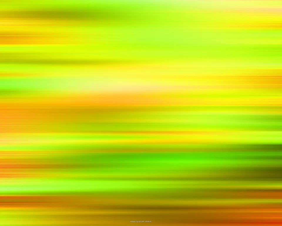Horizontal verwischte Streifen in Gelb, Grün und Orange, die von oben nach unten ineinander übergehen.