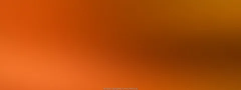 Weicher Farbverlauf von leuchtendem Orange links unten zu dunklem Braunorange rechts oben, mit einem kleinen Copyright-Hinweis am unteren Bildrand.