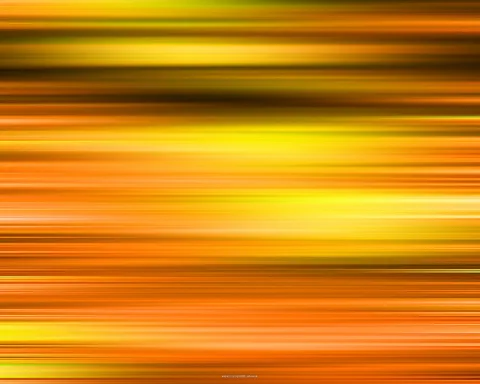 Abstrakte horizontale Streifen in Orange, Gelb und dunklem Braun, weich verwischt