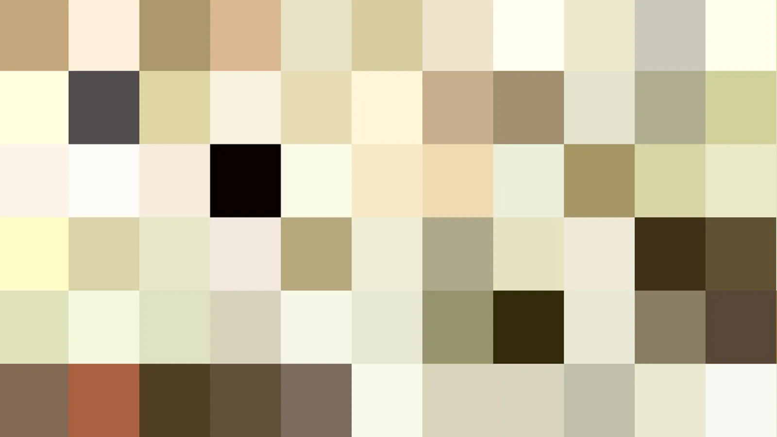 Abstraktes Mosaik aus beigen, cremefarbenen und braunen Quadraten in einem Raster