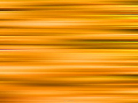 Abstrakte Fläche aus waagerechten, verschwommenen Streifen in Gelb, Orange und Gold mit dunkleren braunen Bändern.