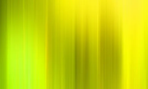 Abstrakter Verlauf aus vertikalen, verwischten Streifen in Gelb- und Grüntönen, links heller, in der Mitte dunklere Bänder.