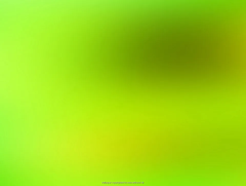 Weich verlaufender Hintergrund in Giftgrün und Gelbgrün, oben rechts ein dunkler olivgrüner Fleck, unten ein helleres Gelb.