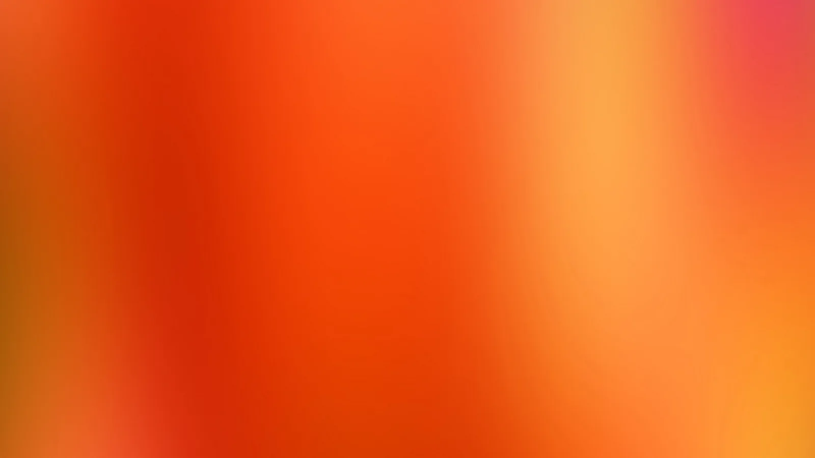 Weichgezeichneter Farbverlauf in Orange und Rot mit gelben und pinken Akzenten, vertikale Streifen von links nach rechts.