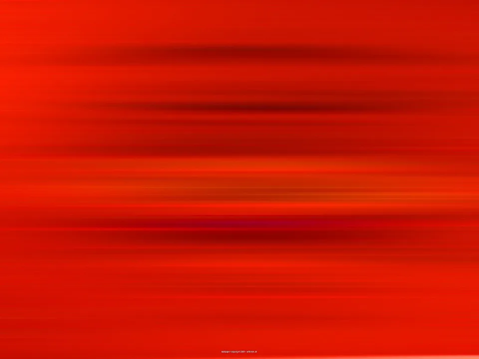 Abstrakte Fläche aus horizontal verwischten roten Streifen in unterschiedlichen Dunkelheitsstufen, am unteren Rand ein winziger Copyright-Hinweis.
