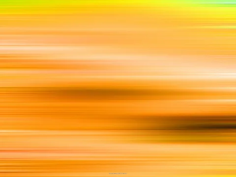 Horizontale Streifen in Orange, Gelb und Grün mit dunklen braunen Schatten in der Bildmitte und einem gelb-grünen Verlauf am oberen Rand.