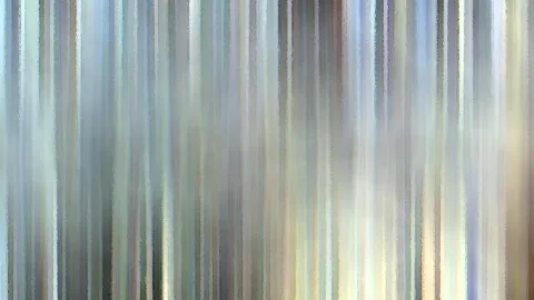 Abstrakte vertikale Streifen in Blau, Grau und Beige mit malerischer, leicht körniger Textur.
