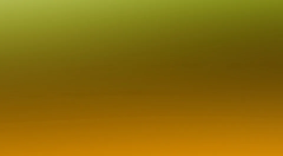 Weicher vertikaler Farbverlauf von Olivgrün oben über Braun in der Mitte zu leuchtendem Orange unten.