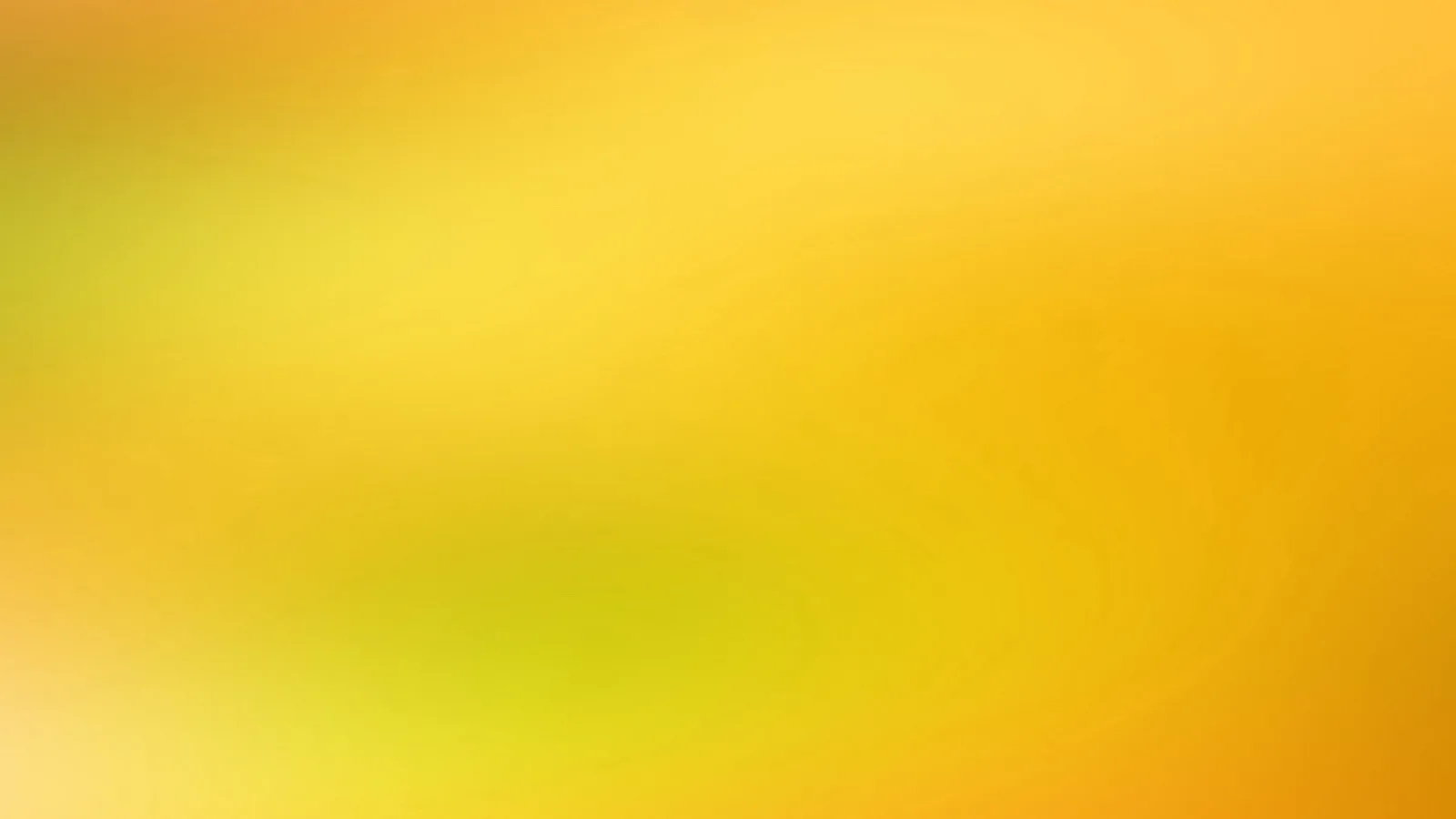 Weich ineinander übergehende Farbverläufe in Gelb, Orange und Gelbgrün, heller links unten und dunkler rechts oben.