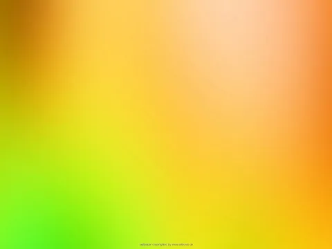 Weich verwischter Farbverlauf von Grün unten links über Gelb bis Orange und Braun oben rechts, ohne erkennbares Motiv.