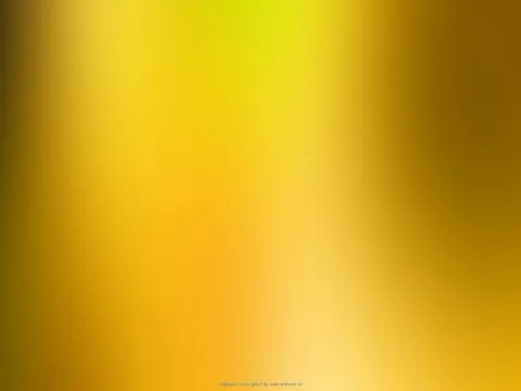 Unscharfer Farbverlauf in Gelb und Gold mit hellen Lichtbahnen von oben nach unten, am rechten Rand dunkler und bräunlich.