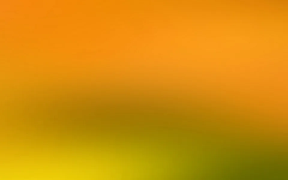 Weicher Farbverlauf von Orange im oberen Bereich über Ocker in der Mitte zu Gelb und Olivgrün am unteren Rand.