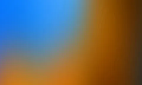 Weicher Farbverlauf von Blau oben links zu Orange und Braun unten rechts.