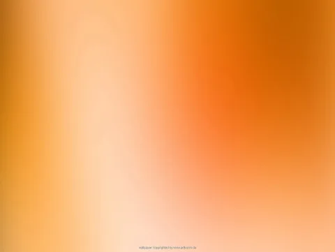 Abstrakter Farbverlauf in Orange und Pfirsichtönen, dunkler oben rechts, heller zur Mitte und unten links, ohne erkennbare Formen.