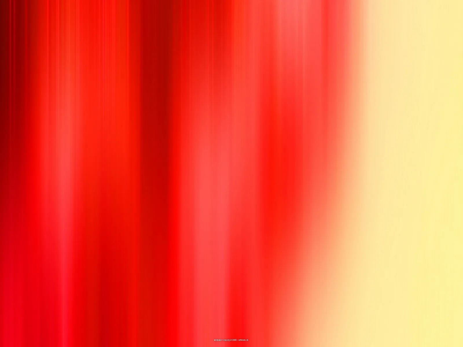 Vertikal verwischte rote und orangefarbene Schlieren, die von dunklem Rot links zu hellem Gelb rechts übergehen.
