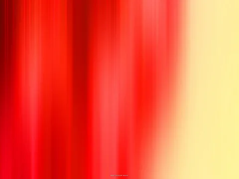 Vertikal verwischte rote und orangefarbene Schlieren, die von dunklem Rot links zu hellem Gelb rechts übergehen.