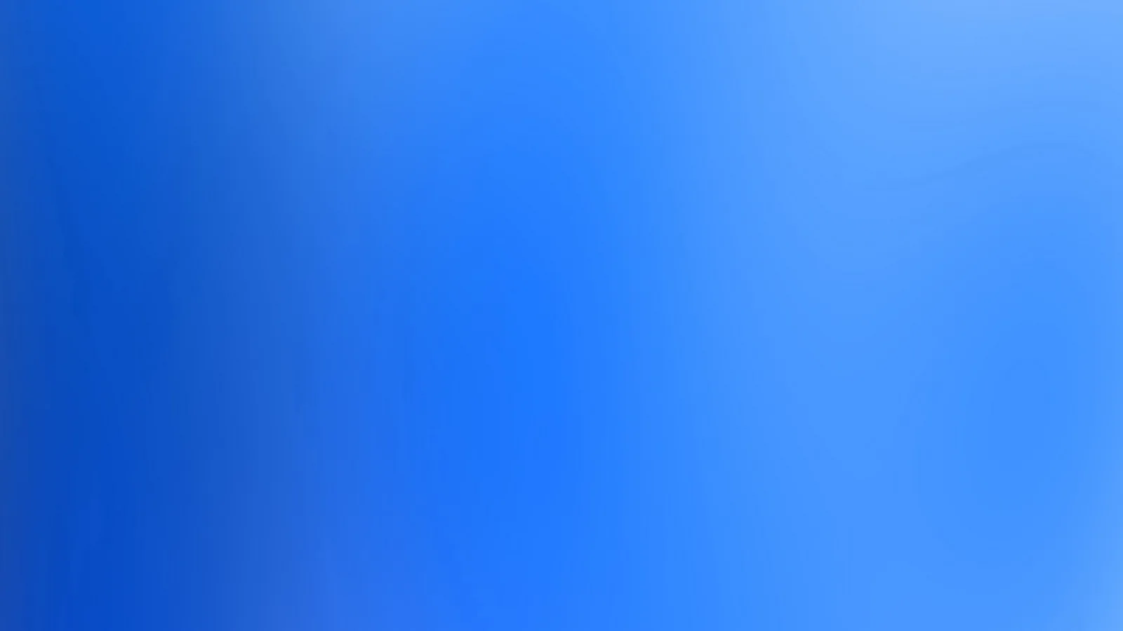 Weicher Farbverlauf in Blautönen, links dunkelblau, rechts hellblau, ohne erkennbare Motive.