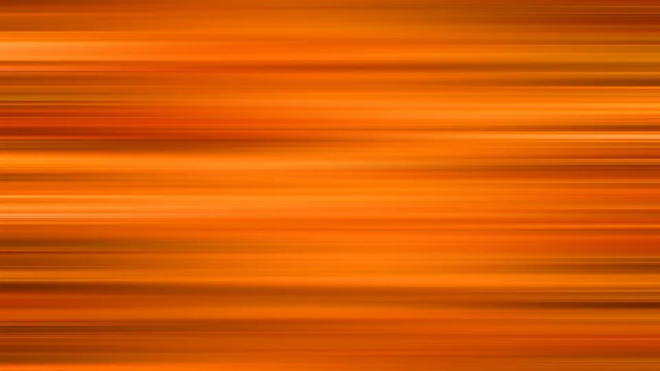 Horizontale, verwischte Streifen in Orange und Rot, die von hell nach dunkel verlaufen.