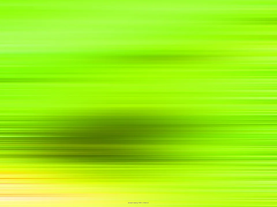 Abstrakte Komposition aus horizontal verwischten Streifen in Hellgrün und Gelb, in der Mitte und unten ein dunkler, weich verlaufender Schatten.