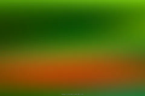 Weicher Farbverlauf von hellem Grün oben über dunkles Grün bis zu warmem Orange und Petrol am unteren Rand.