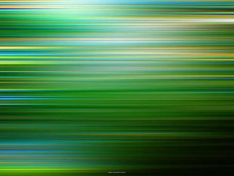 Abstrakte horizontale Streifen in Grün, Blau und Gelb, die von hell oben zu dunkel unten verlaufen.