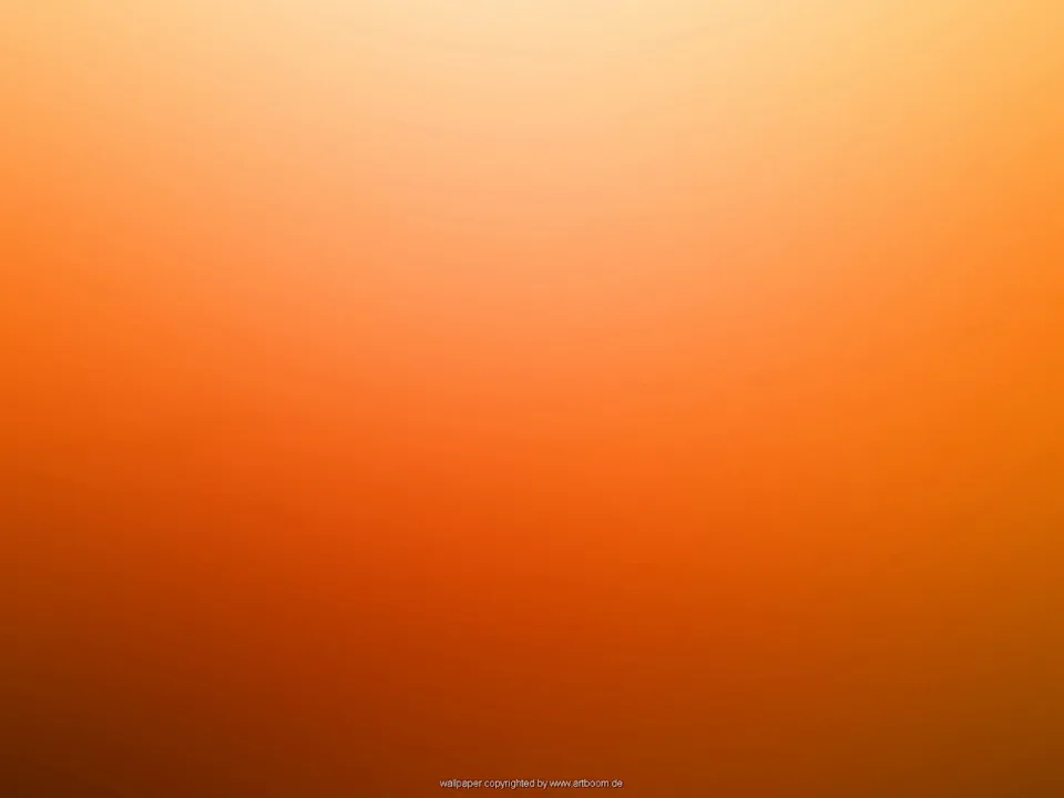 Weicher Farbverlauf in Orange und Rot, oben hell cremefarben, unten dunkel rotbraun, ohne erkennbare Objekte.