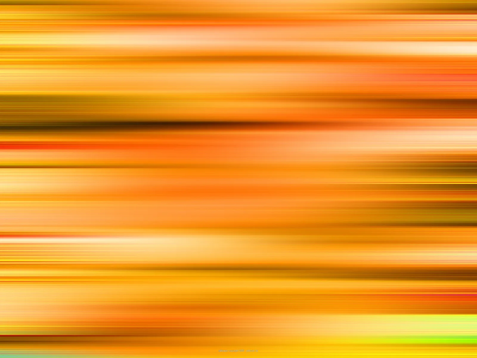 Abstrakte horizontale Streifen in Orange, Gelb und Rot, die wie verwischte Bewegung wirken.