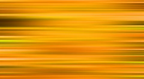 Abstrakte horizontale Streifen in Orange, Gelb und Ocker mit dunkleren grünlichen Bereichen links und in der Mitte, wirken wie eine Bewegungsunschärfe.