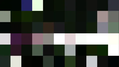 Raster aus farbigen Quadraten in Schwarz, Weiß, Grün, Rosa und Blau