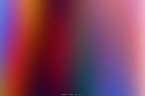Weich ineinander übergehende Farbverläufe in Rot, Orange, Violett, Blau und Rosa, mit einem dunkleren Bereich in der Mitte.