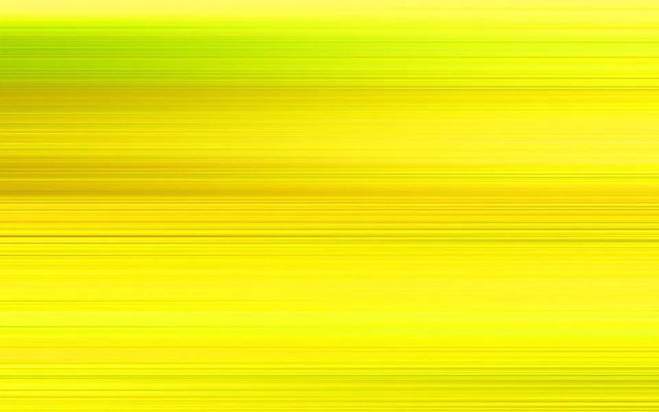 Abstraktes Muster aus horizontalen gelben und grünen Streifen, oben in Grün übergehend, unten in leuchtendes Gelb.