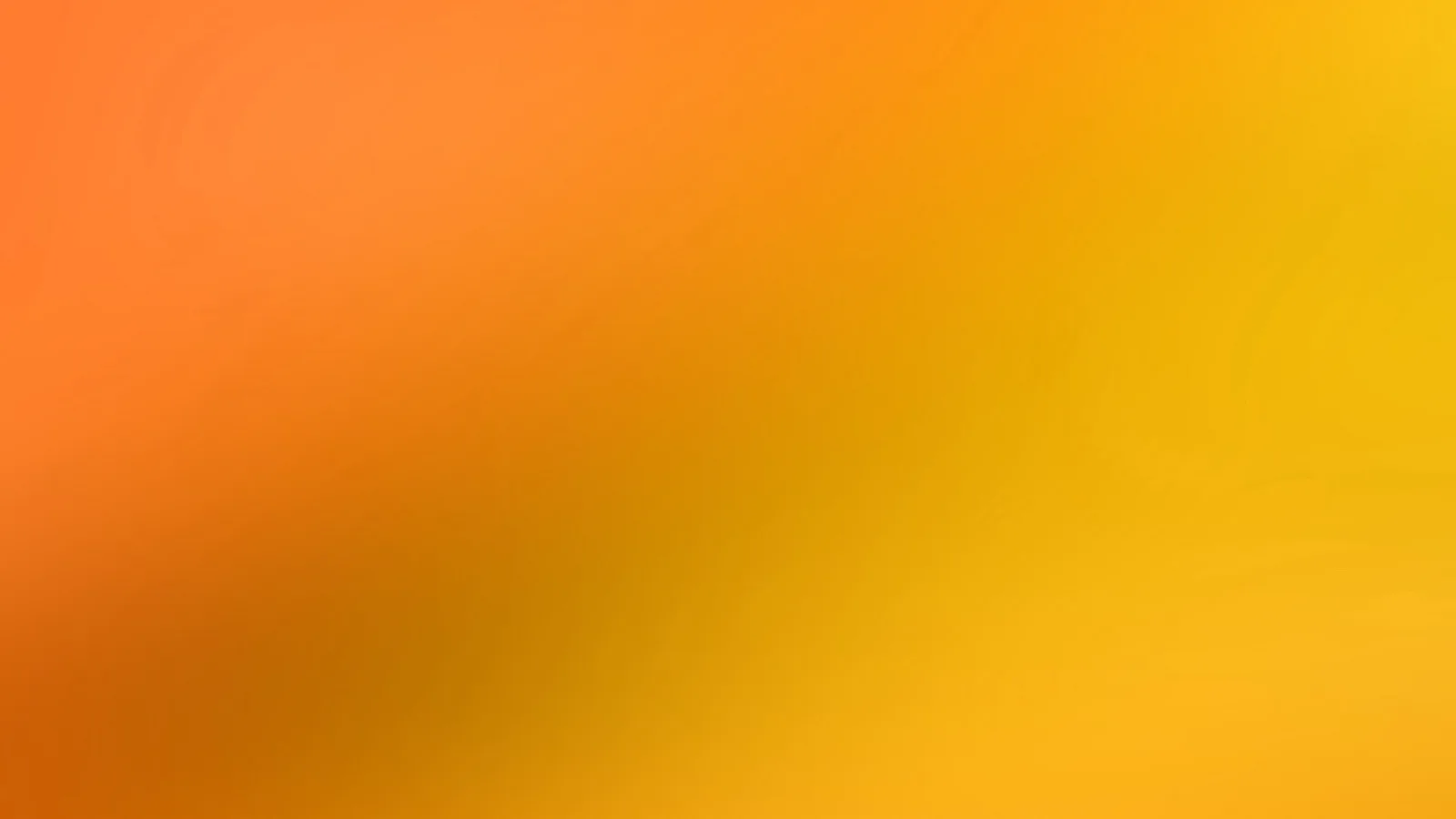 Weicher Farbverlauf von Orange links oben zu Gelb rechts unten, ohne erkennbares Motiv.