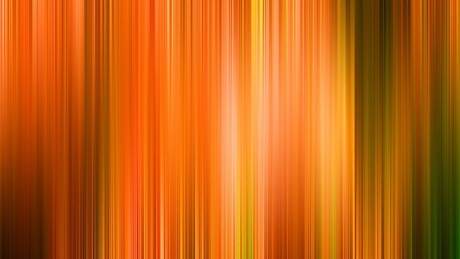 Abstrakte vertikale Streifen in Orange, Gelb und Grün, die von hell in der Mitte zu dunkel an den Rändern verlaufen.