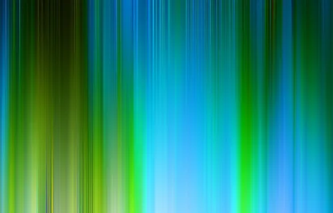 Abstrakter Verlauf aus vertikalen Streifen in Grün, Blau und Hellgrün, die von unscharf bis fein gezeichnet variieren.