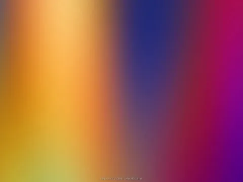 Unscharfer Farbverlauf: links warmes Orange und Gelb, in der Mitte ein dunkles Blau, rechts Magenta und Violett.