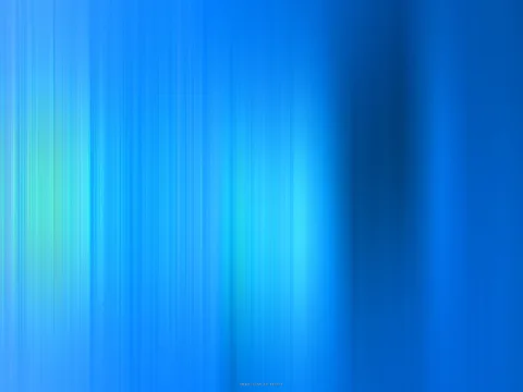 Abstrakte vertikale Streifen in Blau und Türkis, links ein heller grüngelber Lichtschein, rechts ein dunkler Verlauf.