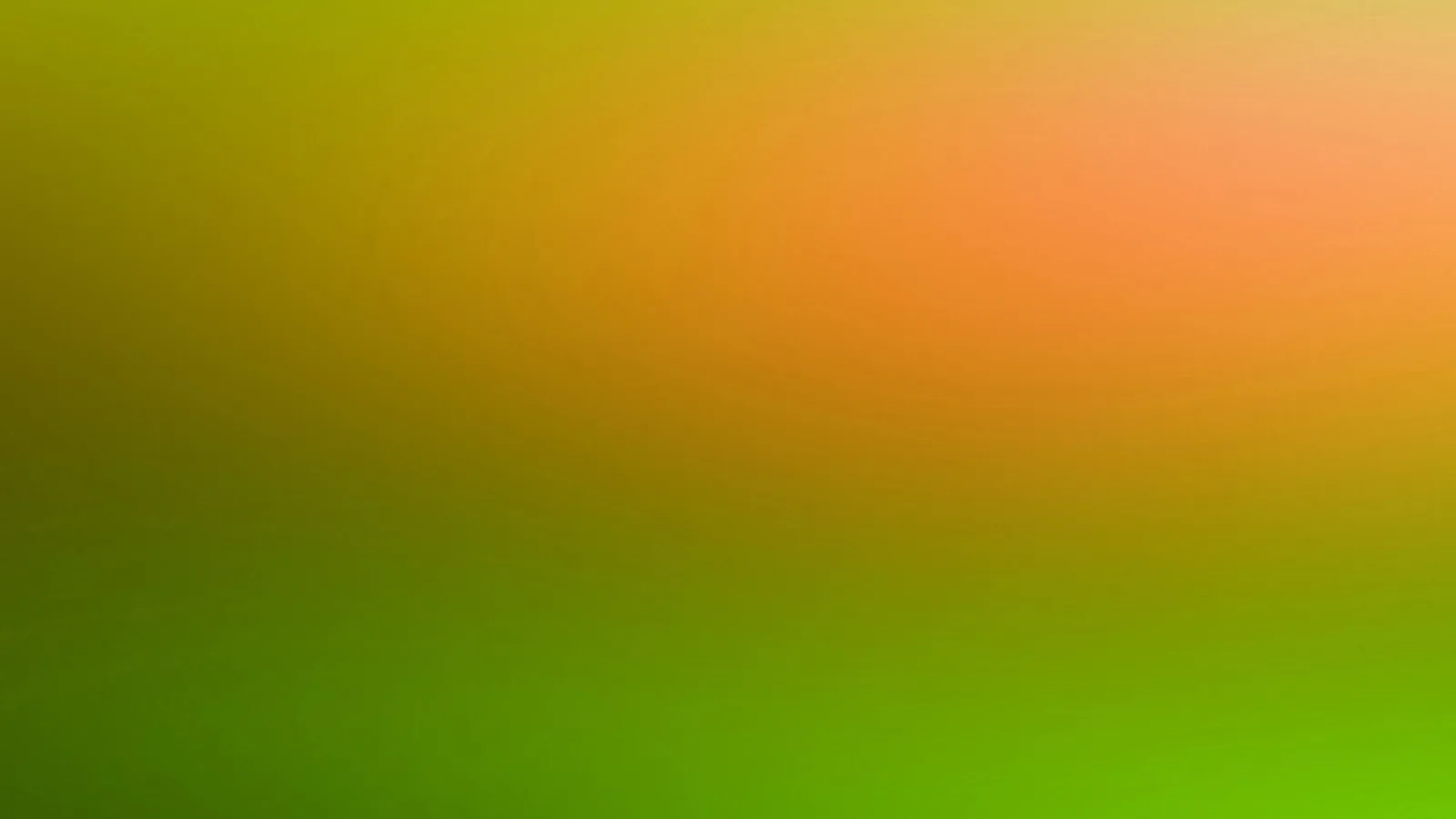 Unscharfer Farbverlauf von Olivgrün links unten über Orange bis Hellgelb oben rechts, ohne erkennbare Formen.