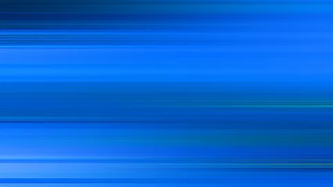Abstrakte Fläche aus horizontalen blauen Streifen in verschiedenen Helligkeiten, am unteren Rand heller, mit einzelnen grünlichen Linien.
