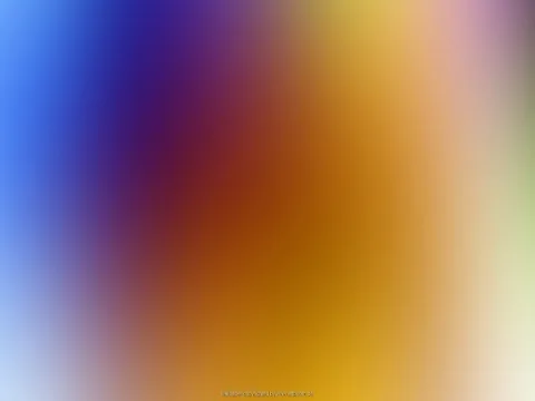 Weich verwischter Farbverlauf von Blau über Violett und Orange bis Gelb und Hellgrün, ohne erkennbare Motive.
