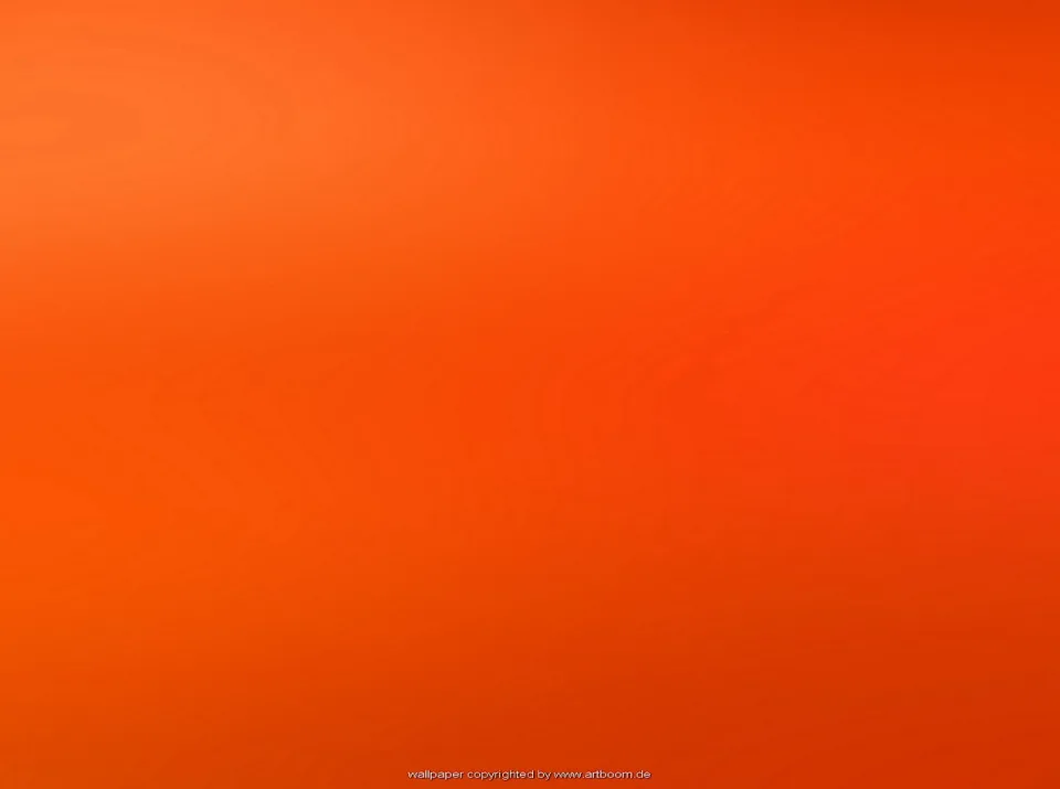 Fast einfarbiger Verlauf, oben links heller Orangeton, nach rechts und unten in kräftiges Rot-Orange übergehend, ohne erkennbares Motiv.