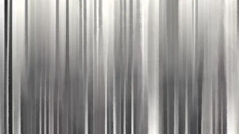 Abstraktes Bild aus senkrechten grauen und hellen Streifen mit weichen, verwischten Kanten.